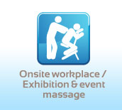 Onsite workplace / Exhibition & event massage